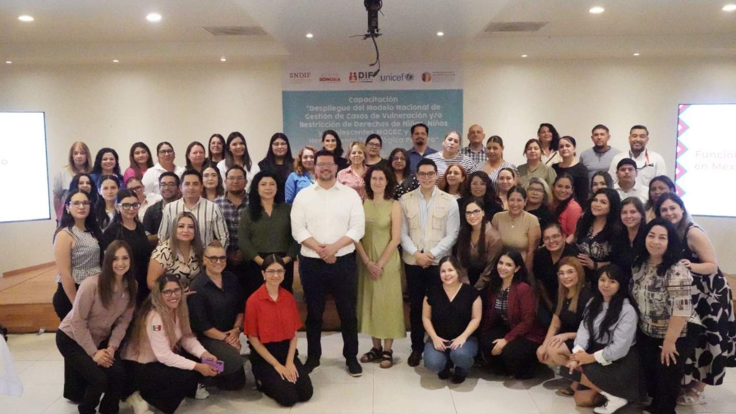 Concluye Gobierno de Sonora capacitación para mejorar la gestión de casos de infantes en situación de vulnerabilidad